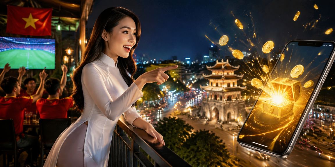 Người dùng Hà Nội xem thông tin nạp tiền VND trên giao diện điện thoại