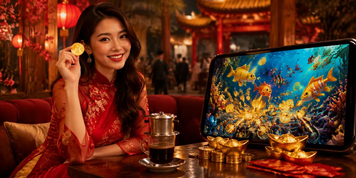 Người dùng Hà Nội kiểm tra jackpot và thanh toán VND trong quán cà phê